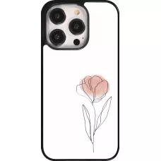 iPhone 14 Pro Case Hülle - Spring 23 minimalist flower