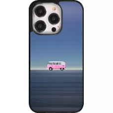 iPhone 14 Pro Case Hülle - Spring 23 pink bus