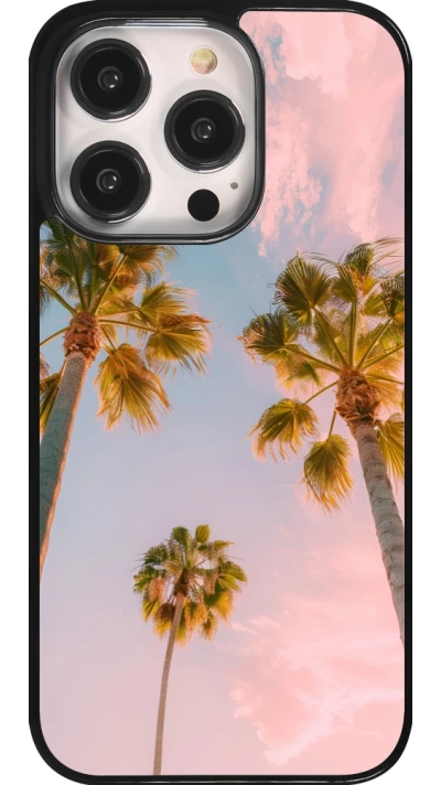 Coque iPhone 14 Pro - Summer 2025 Palmiers