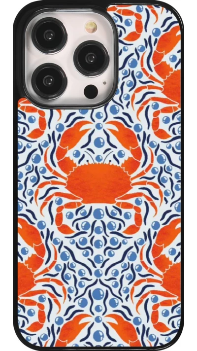 Coque iPhone 14 Pro - Crabs and pearls Summer 2026