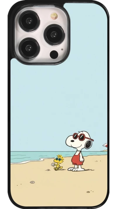 Coque iPhone 14 Pro - Snoopy on the beach Summer 2026