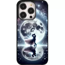 Coque iPhone 14 Pro - Valentine 2024 Love under the moon