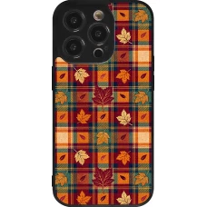 iPhone 14 Pro Case Hülle - Silikon schwarz Autumn 26 Autumn pattern