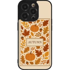 Coque iPhone 14 Pro - Silicone rigide noir Autumn 26 Hello autumn