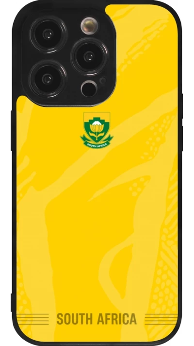 iPhone 14 Pro Case Hülle - Silikon schwarz Südafrika 2026 personalisierbares Fussballtrikot