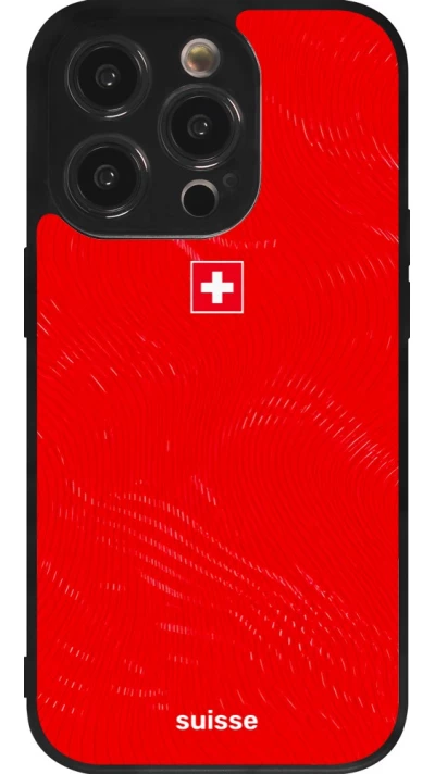 iPhone 14 Pro Case Hülle - Silikon schwarz Schweiz 2026 personalisierbares Fussballtrikot