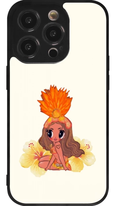 Coque iPhone 14 Pro - Silicone rigide noir Karol G Tropicoqueta