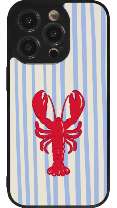 iPhone 14 Pro Case Hülle - Silikon schwarz Red lobster 2026
