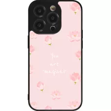 iPhone 14 Pro Case Hülle - Silikon schwarz Mom 2023 your are magical