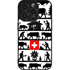 iPhone 14 Pro Case Hülle - Silikon schwarz Poya Schweiz 1