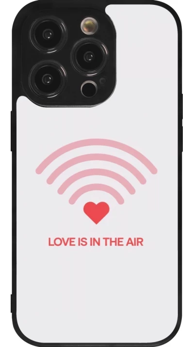 iPhone 14 Pro Case Hülle - Silikon schwarz Saint Valentines Day 26 Love is in the air