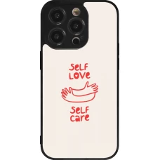 iPhone 14 Pro Case Hülle - Silikon schwarz Saint Valentines Day 26 Self love self care
