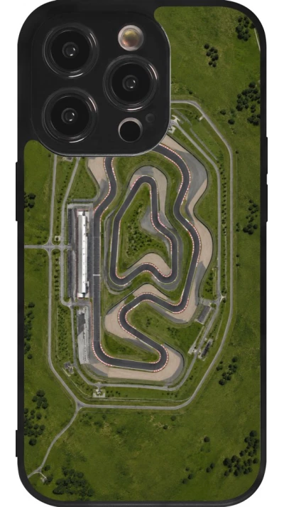 Coque iPhone 14 Pro - Silicone rigide noir Sports 2026 Circuit
