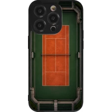 Coque iPhone 14 Pro - Silicone rigide noir Sports 2026 Tennis