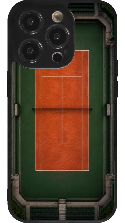 Coque iPhone 14 Pro - Silicone rigide noir Sports 2026 Tennis