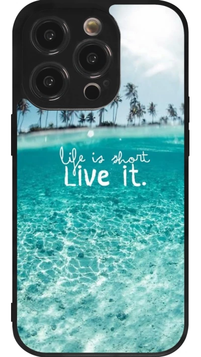 iPhone 14 Pro Case Hülle - Silikon schwarz Summer 18 24