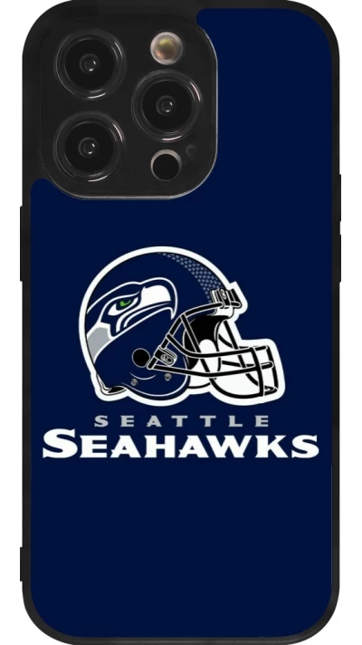 iPhone 14 Pro Case Hülle - Silikon schwarz Super Bowl 26 Seattle 3