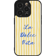 Coque iPhone 14 Pro - Silicone rigide noir The good life 2026
