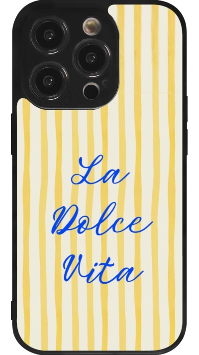 iPhone 14 Pro Case Hülle - Silikon schwarz The good life 2026