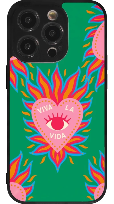 iPhone 14 Pro Case Hülle - Silikon schwarz Viva la vida 2026