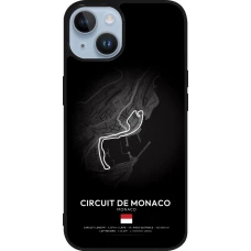 iPhone 15 Case Hülle - Silikon schwarz F1 Track 2025 Monaco