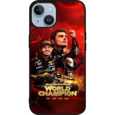 iPhone 15 Case Hülle - Silikon schwarz Max Verstappen Champion 2023