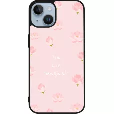 iPhone 15 Case Hülle - Silikon schwarz Mom 2023 your are magical