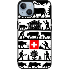 iPhone 15 Case Hülle - Silikon schwarz Poya Schweiz 1