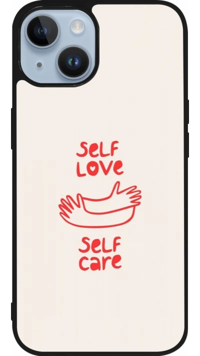 iPhone 15 Case Hülle - Silikon schwarz Saint Valentines Day 26 Self love self care