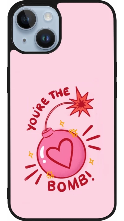 iPhone 15 Case Hülle - Silikon schwarz Saint Valentines Day 26 You are the bomb