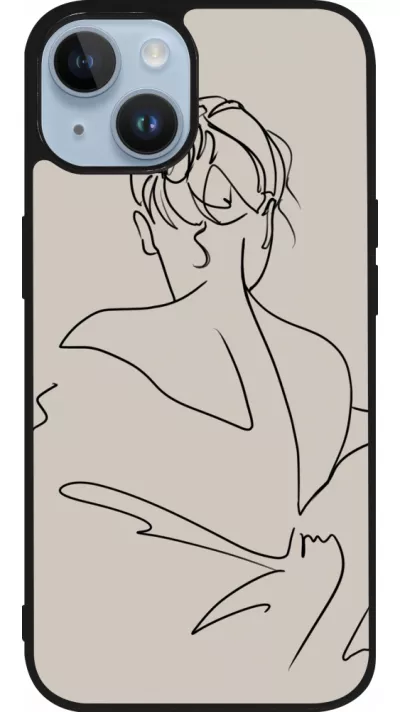 iPhone 15 Case Hülle - Silikon schwarz Salnikova 05