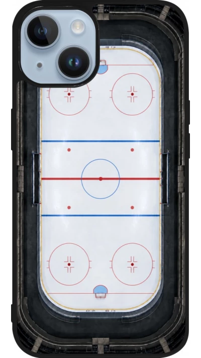 iPhone 15 Case Hülle - Silikon schwarz Sports 2026 Hockey
