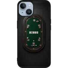 iPhone 15 Case Hülle - Silikon schwarz Sports 2026 Poker