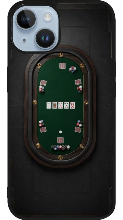 iPhone 15 Case Hülle - Silikon schwarz Sports 2026 Poker