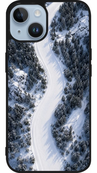 iPhone 15 Case Hülle - Silikon schwarz Sports 2026 Ski