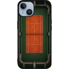 iPhone 15 Case Hülle - Silikon schwarz Sports 2026 Tennis