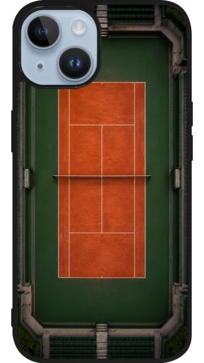 iPhone 15 Case Hülle - Silikon schwarz Sports 2026 Tennis