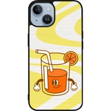 iPhone 15 Case Hülle - Silikon schwarz Summer drink 2026