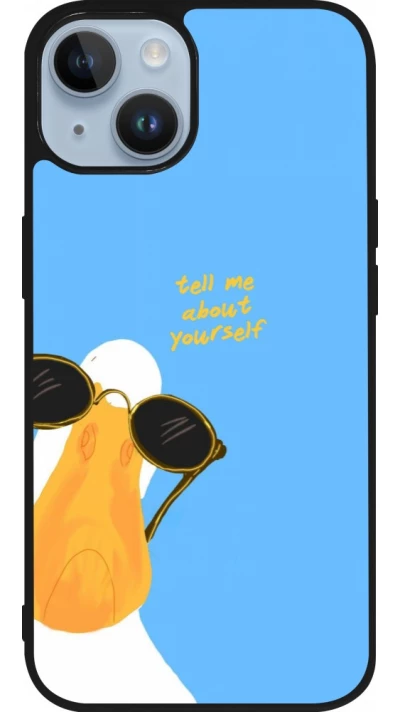 iPhone 15 Case Hülle - Silikon schwarz Tell me about yourself Summer 2026