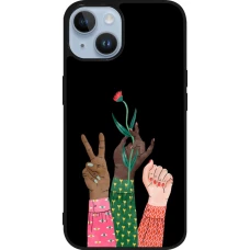 Coque iPhone 15 - Silicone rigide noir Womens day 2026 2