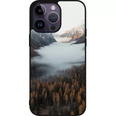 Coque iPhone 15 Pro Max - Silicone rigide noir Autumn 22 forest lanscape