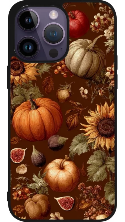 iPhone 15 Pro Max Case Hülle - Silikon schwarz Autumn 26 Autumn still life