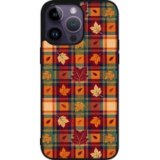 iPhone 15 Pro Max Case Hülle - Silikon schwarz Autumn 26 Autumn pattern