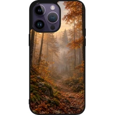 iPhone 15 Pro Max Case Hülle - Silikon schwarz Autumn 26 Autumn walk
