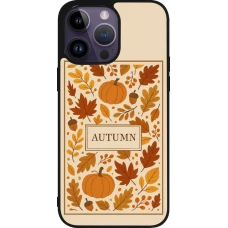 iPhone 15 Pro Max Case Hülle - Silikon schwarz Autumn 26 Hello autumn