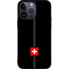 iPhone 15 Pro Max Case Hülle - Silikon schwarz Kanton CH schwarz