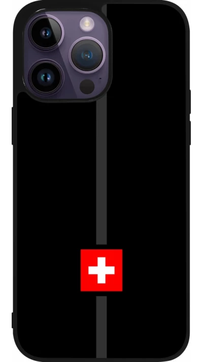 iPhone 15 Pro Max Case Hülle - Silikon schwarz Kanton CH schwarz