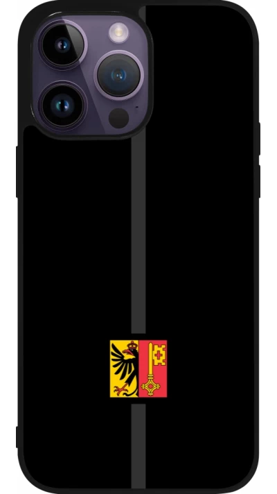 iPhone 15 Pro Max Case Hülle - Silikon schwarz Kanton GE schwarz