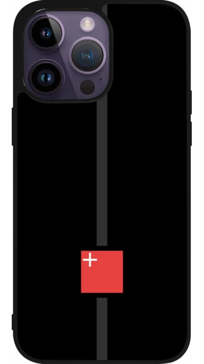 iPhone 15 Pro Max Case Hülle - Silikon schwarz Kanton SZ schwarz