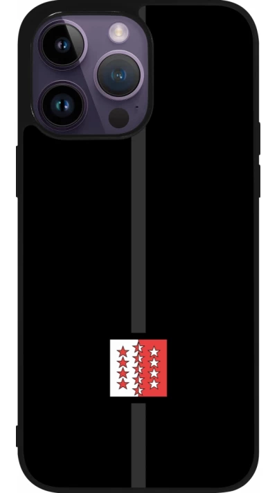 iPhone 15 Pro Max Case Hülle - Silikon schwarz Kanton VS schwarz